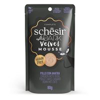 Schesir After Dark Chicken With Duck мусс, натуральные консервы для котов, пауч 80г