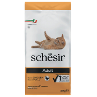 Schesir Cat Adult Chicken сухой монопротеиновый корм для котов 10 кг