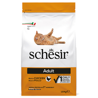Schesir Cat Adult Chicken сухой монопротеиновый корм для котов 1,5 кг