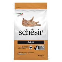 Schesir Cat Adult Chicken сухой монопротеиновый корм для котов 400 г