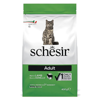Schesir Cat Adult Lamb сухой монопротеиновый корм для котов 400 г