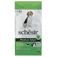 Schesir Dog Medium Adult Lamb сухой монопротеиновый корм для собак средних пород 12 кг
