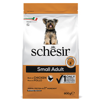 Schesir Dog Small Adult Chicken сухой монопротеиновый корм для собак малых пород 0,8 кг