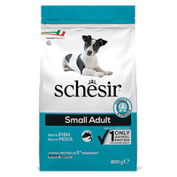 Schesir Dog Small Adult Fish сухой монопротеиновый корм для собак малых пород 0,8 кг