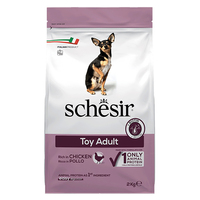 Schesir Dog Toy Adult сухой монопротеиновый корм для собак мини пород 2 кг