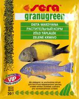 Sera Granugreen корм для растительноядных цихлид 20 гр