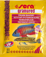 Sera Granured корм для плотоядных цихлид 20 г