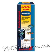 Препарат проти паразитів в акваріумі Sera med Professional Protazol 25 мл на 500 л