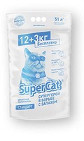 Collar SuperCat Стандарт наполнитель для кошачьего туалета , 12+3 кг