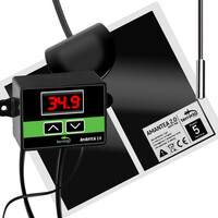 Нагревательный коврик для террариумов Terrario Amantea 2.0 5Вт 14x15см с термостатом