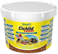 Tetra Cichlid Colour корм в шариках для цихлид, 10 л