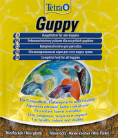 Tetra Guppy Mini Flakes корм в хлопьях для живородящих, 12 г