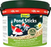 Tetra Pond Sticks прудовий корм для золотих рибок і коропів КОІ 10+2 літра
