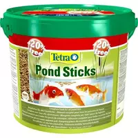 Tetra Pond Sticks прудовый корм для золотых рыбок и карпов КОИ 10+2 литра