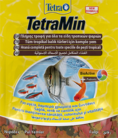 TetraMin корм в хлопьях для всех видов аквариумных рыб, 12 гр