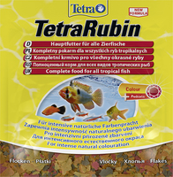 Tetra Rubin корм в хлопьях для всех видов ярких рыб, 12 г