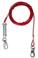 Trixie №2291 - тросс привязочный с амортизатором и карабинами 5м на 50кг