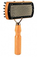 Trixie №2305 - двухсторонняя щетка для собак, 10х18 см