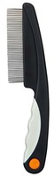 Trixie №2410 - расческа антиблошиная, металлическая, с пластиковой ручкой для котов, 15см