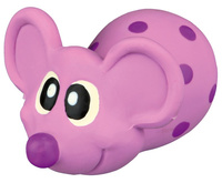 Trixie №35170 - мишка латексна в горошок, 8 см
