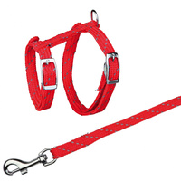 Trixie №4183 - повідець і шлейка для котів світловідбиваючі