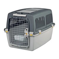 Контейнер-переноска для собак до 18 кг Trixie Gulliver 4, 52 x 51 x 72 см, серая