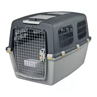 Контейнер-переноска для собак до 38 кг Trixie Gulliver 6, 64 x 64 x 92 см, серая