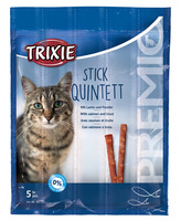 Trixie Premio Quadro-Sticks палички для котів з лососем та фореллю, 5 шт по 5 г