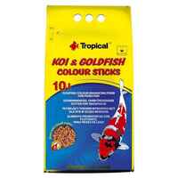 Tropical KOI and GoldFish Color Sticks корм для прудовых рыб с усилением окраса 50 л (4 кг)