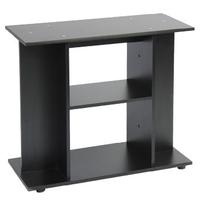 Тумба під акваріум Природа прямокутна ПП 80 х 35 х 70 без дверей чорна