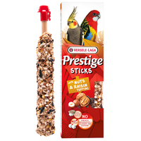 Versele-Laga Prestige Sticks Parrots Nuts Raisin topping лакомство для средних и крупных попугаев 2х70 г
