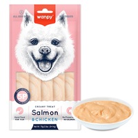 Wanpy Creamy Lickable Treat Salmon Chicken жидкое лакомство для собак 70 г