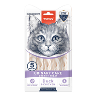 Wanpy Functional Creamy Lickable Treat Urinary Care функциональное жидкое лакомство для котов с мочекаменной болезнью 70 г