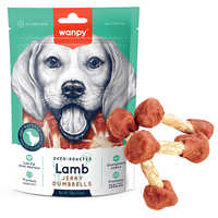 Wanpy Lamb Jerky Dumbell лакомство для собак 100 г