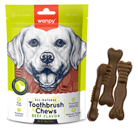 Wanpy Toothbrush Chews Beef жевательное лакомство со вкусом говядины для собак 100 г