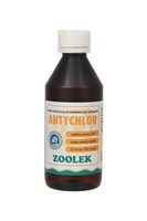 Кондиционер для подготовки воды в аквариуме Zoolek Antychlor сердство для удаления хлора 250 мл