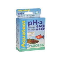 Тест для аквариума на кислотность Zoolek Aquatest pH x2 (4,5-9,0)/(6,0-8,0)