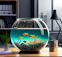 Аквариум в офисе: польза и советы